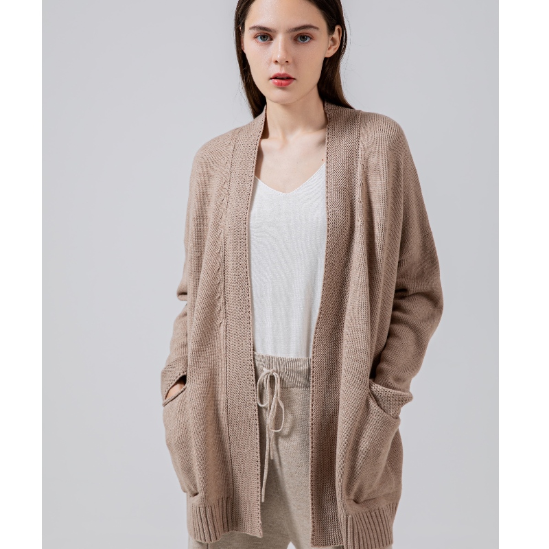 Lossa Casual Australian Wool Short Cardigan 65007#